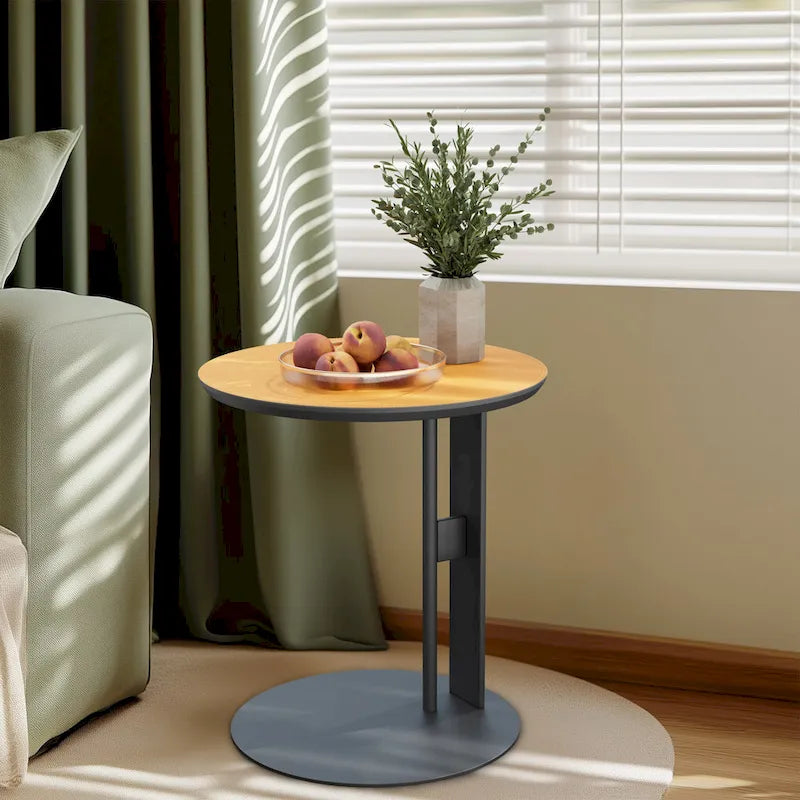 Tavolino da caffè quadrato moderno con 2 cassetti, tavolino laterale bianco Mecha Styling da 80 cm (tavoli grandi/piccoli venduti separatamente)
