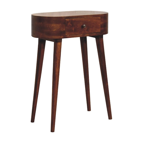 Consolle in legno massello Artigianale Mini Albion Castagno