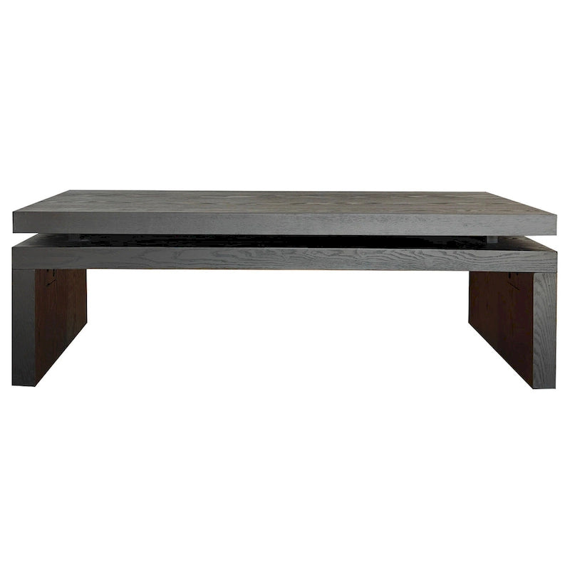 Tavolino moderno, Tavolino in legno, Tavolo da tè/cocktail rettangolare per soggiorno, 47,6 L* 23,6 W * 16,3 H