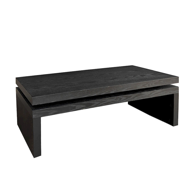 Tavolino moderno, Tavolino in legno, Tavolo da tè/cocktail rettangolare per soggiorno, 47,6 L* 23,6 W * 16,3 H