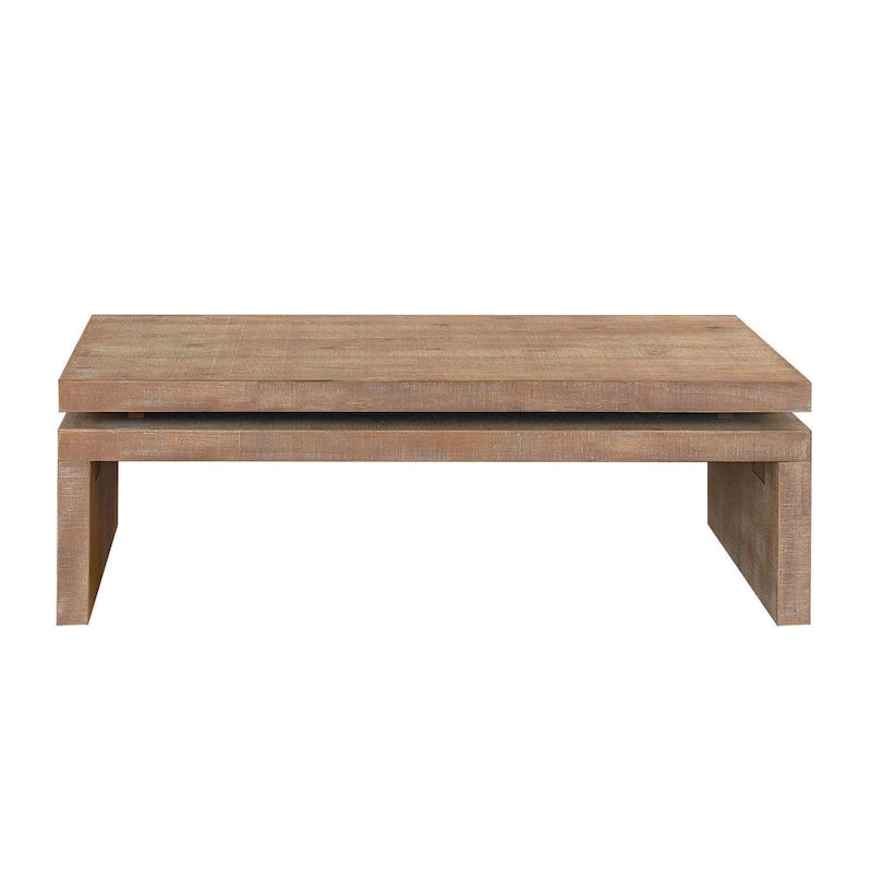 Tavolino moderno, Tavolino in legno, Tavolo da tè/cocktail rettangolare per soggiorno, 47,6 L* 23,6 W * 16,3 H