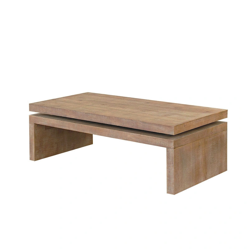 Tavolino moderno, Tavolino in legno, Tavolo da tè/cocktail rettangolare per soggiorno, 47,6 L* 23,6 W * 16,3 H