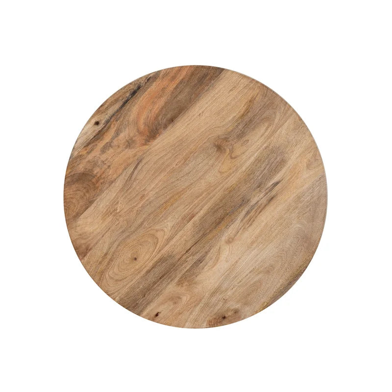 Tavolino da caffè Tayla in legno naturale/ferro