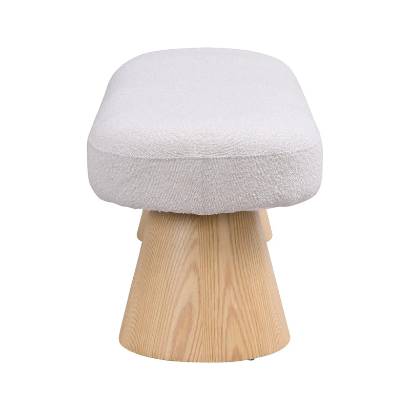 Christopher Knight Home - Panca da pranzo imbottita Benjamin, seduta versatile per ingresso e camera da letto con robuste gambe in legno