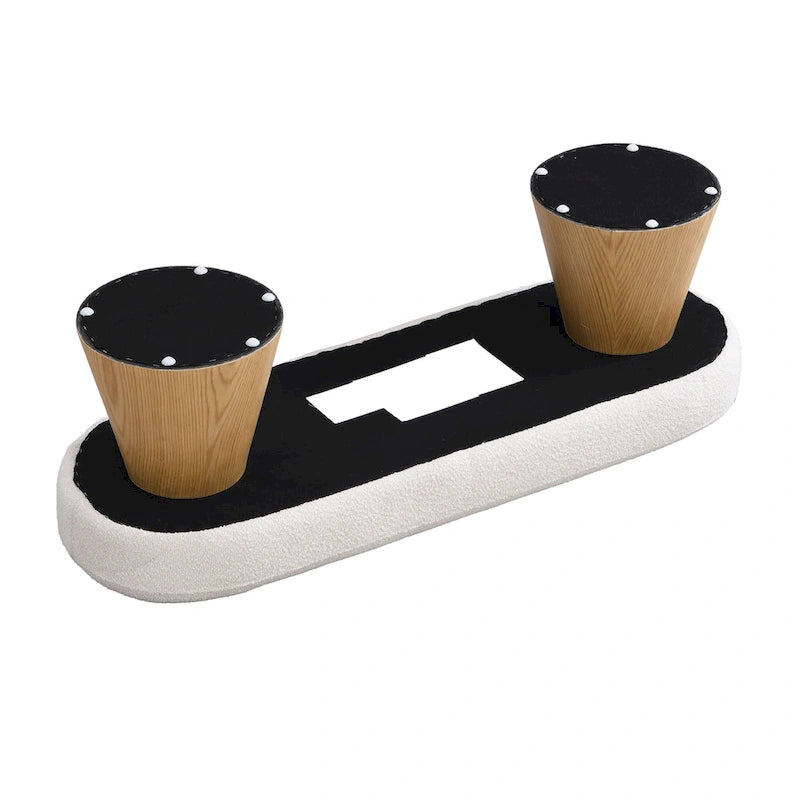 Christopher Knight Home - Panca da pranzo imbottita Benjamin, seduta versatile per ingresso e camera da letto con robuste gambe in legno