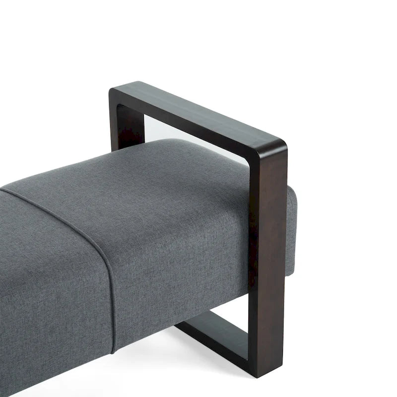 Christopher Knight Home - Taylor Panca Pouf Moderna Rivestita Lunga con Design Multifunzione