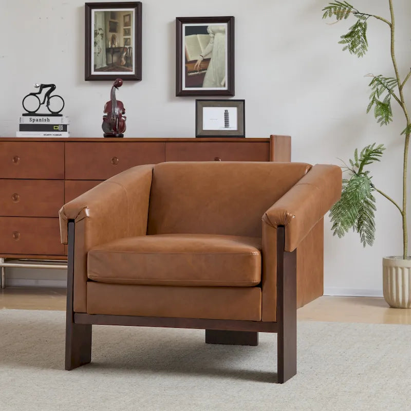 Sedia d'accento Nexvo 34 di Christopher Knight Home in stile moderno di metà secolo
