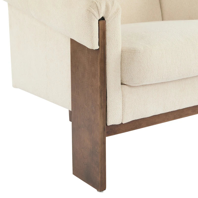 Sedia d'accento Nexvo 34 di Christopher Knight Home in stile moderno di metà secolo