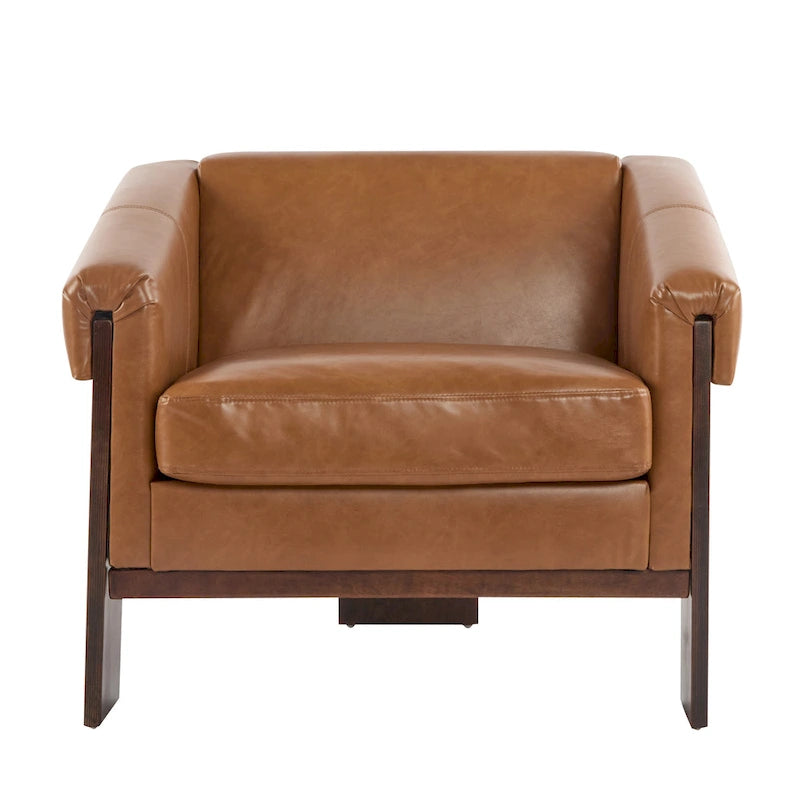 Sedia d'accento Nexvo 34 di Christopher Knight Home in stile moderno di metà secolo