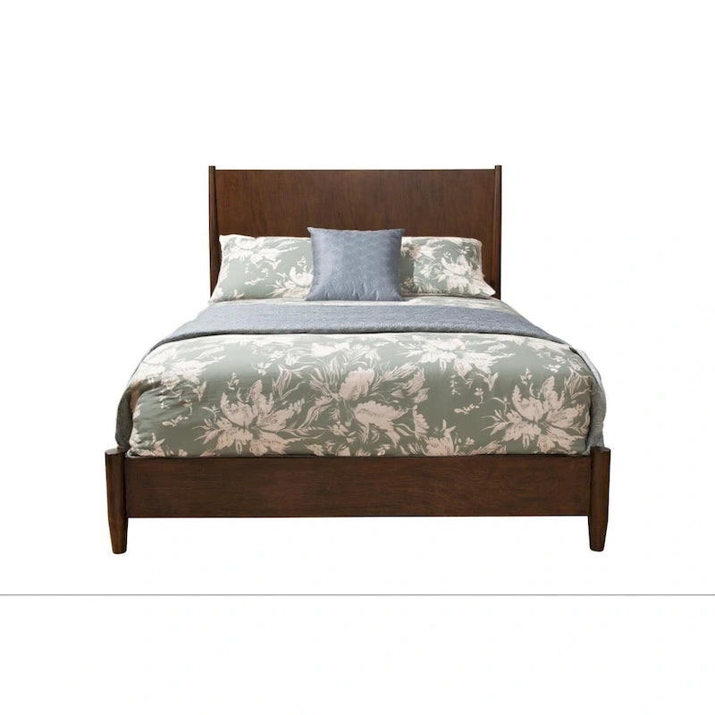 HomeRoots Struttura letto California King in legno massello marrone