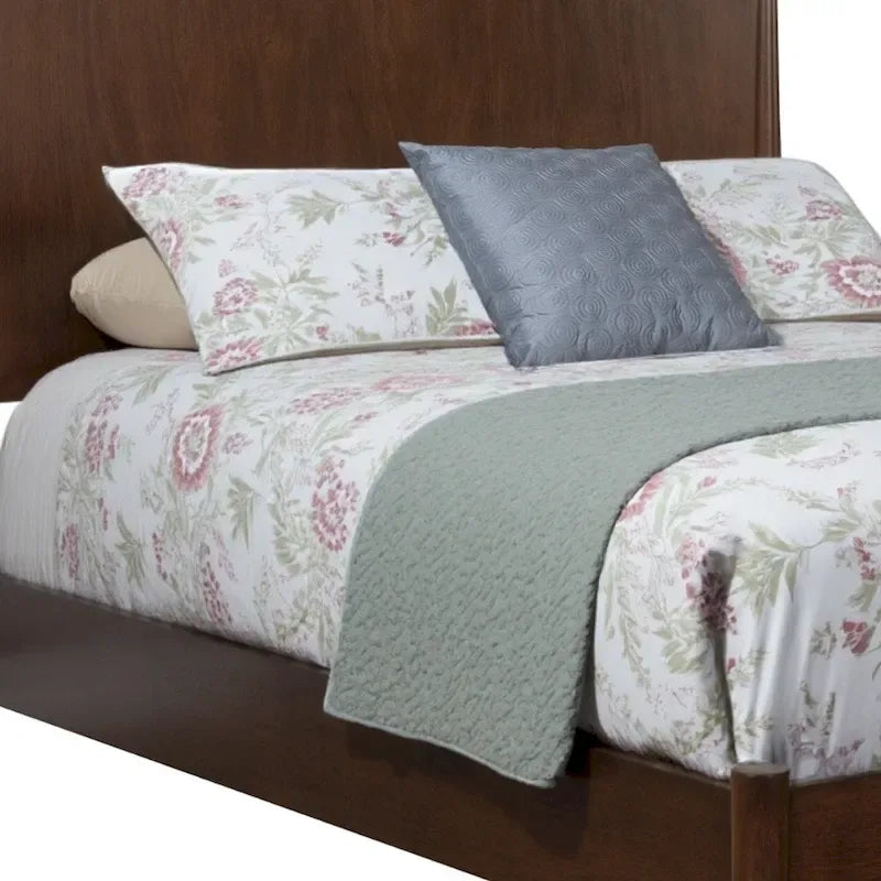 HomeRoots Struttura letto California King in legno massello marrone
