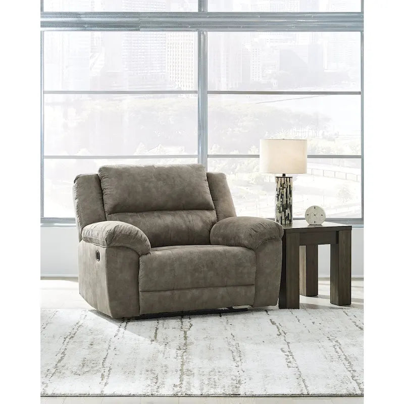 Poltrona reclinabile oversize Signature Design by Ashley Laresview Brown