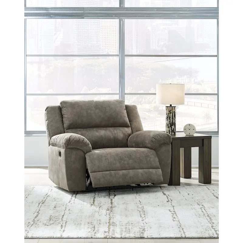 Poltrona reclinabile oversize Signature Design by Ashley Laresview Brown