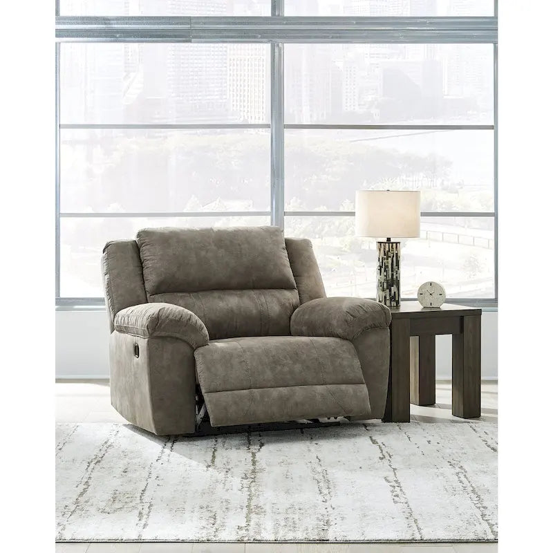 Poltrona reclinabile oversize Signature Design by Ashley Laresview Brown