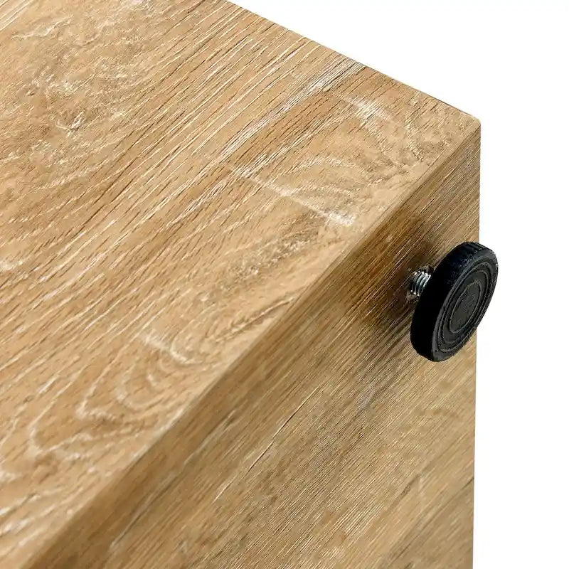 Tavolino da caffè rettangolare moderno con base solida, tavolino da centro in legno con texture effetto marmo per soggiorno