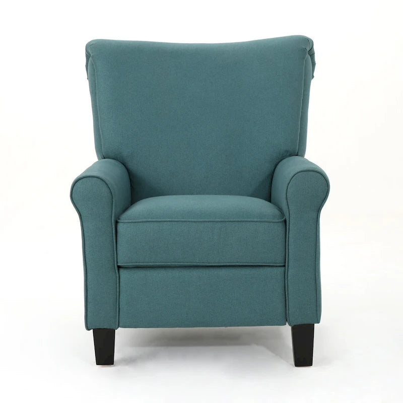 Poltrona reclinabile standard Roomfitters, comoda poltrona lounge per soggiorno, camera da letto, verde acqua
