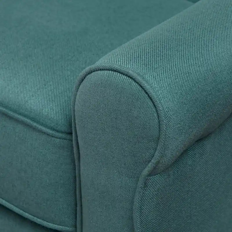 Poltrona reclinabile standard Roomfitters, comoda poltrona lounge per soggiorno, camera da letto, verde acqua