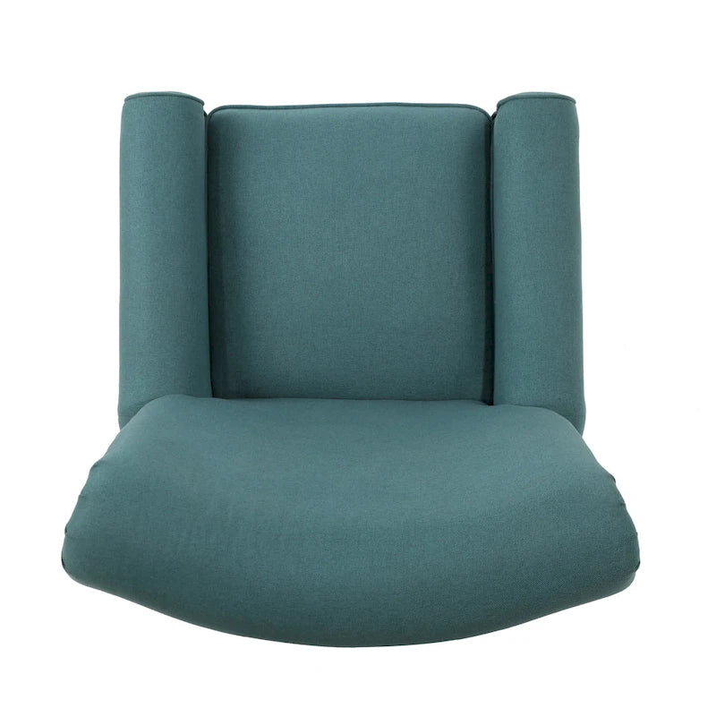 Poltrona reclinabile standard Roomfitters, comoda poltrona lounge per soggiorno, camera da letto, verde acqua
