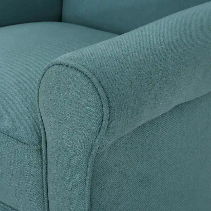 Poltrona reclinabile standard Roomfitters, comoda poltrona lounge per soggiorno, camera da letto, verde acqua