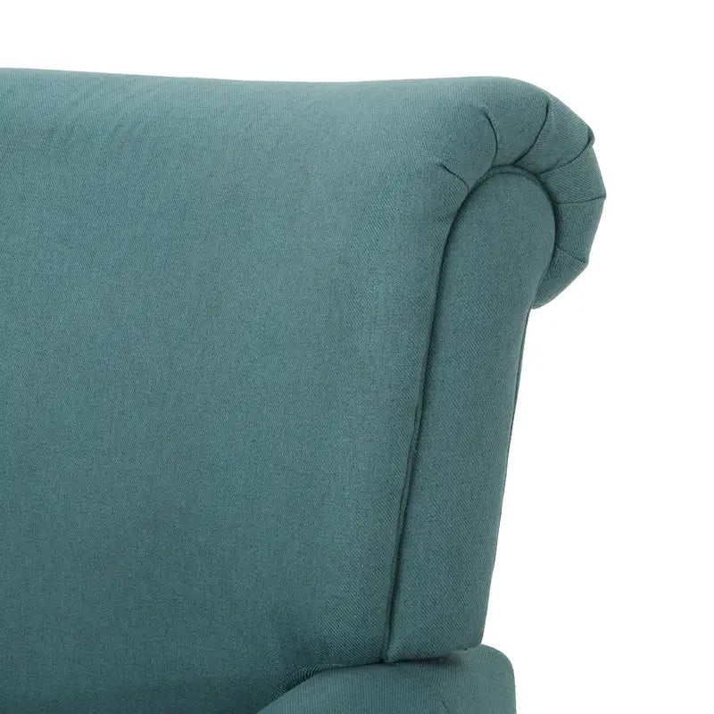 Poltrona reclinabile standard Roomfitters, comoda poltrona lounge per soggiorno, camera da letto, verde acqua