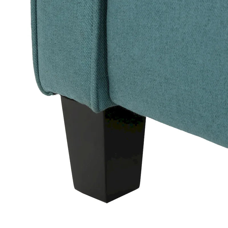 Poltrona reclinabile standard Roomfitters, comoda poltrona lounge per soggiorno, camera da letto, verde acqua