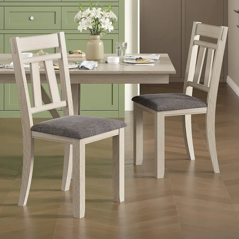 Set tavolo da pranzo VECELO con panca, tavolo da pranzo rettangolare allungabile in legno massello e sedie da pranzo in legno massello