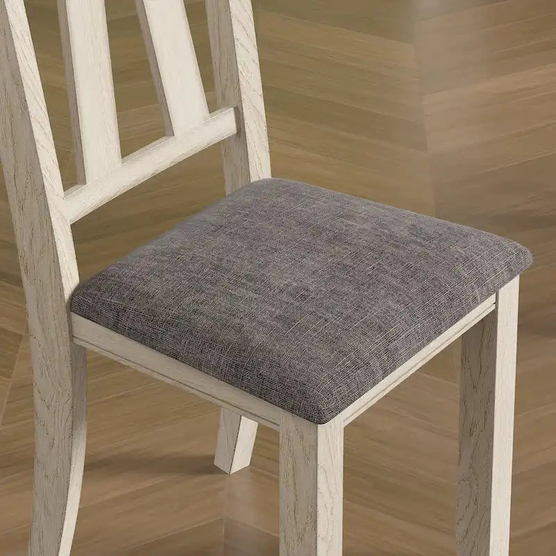 Set tavolo da pranzo VECELO con panca, tavolo da pranzo rettangolare allungabile in legno massello e sedie da pranzo in legno massello