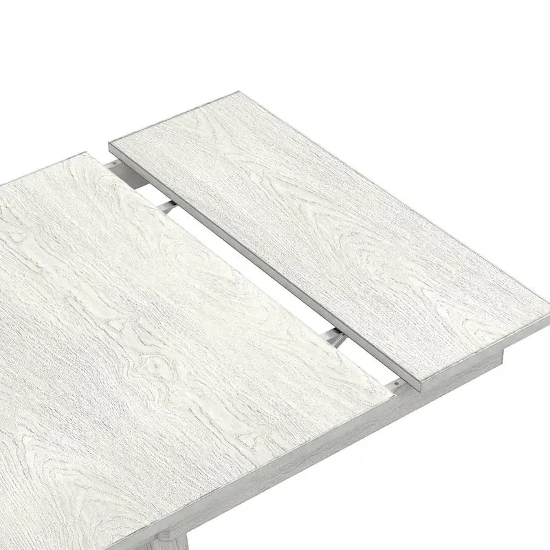 Set tavolo da pranzo VECELO con panca, tavolo da pranzo rettangolare allungabile in legno massello e sedie da pranzo in legno massello