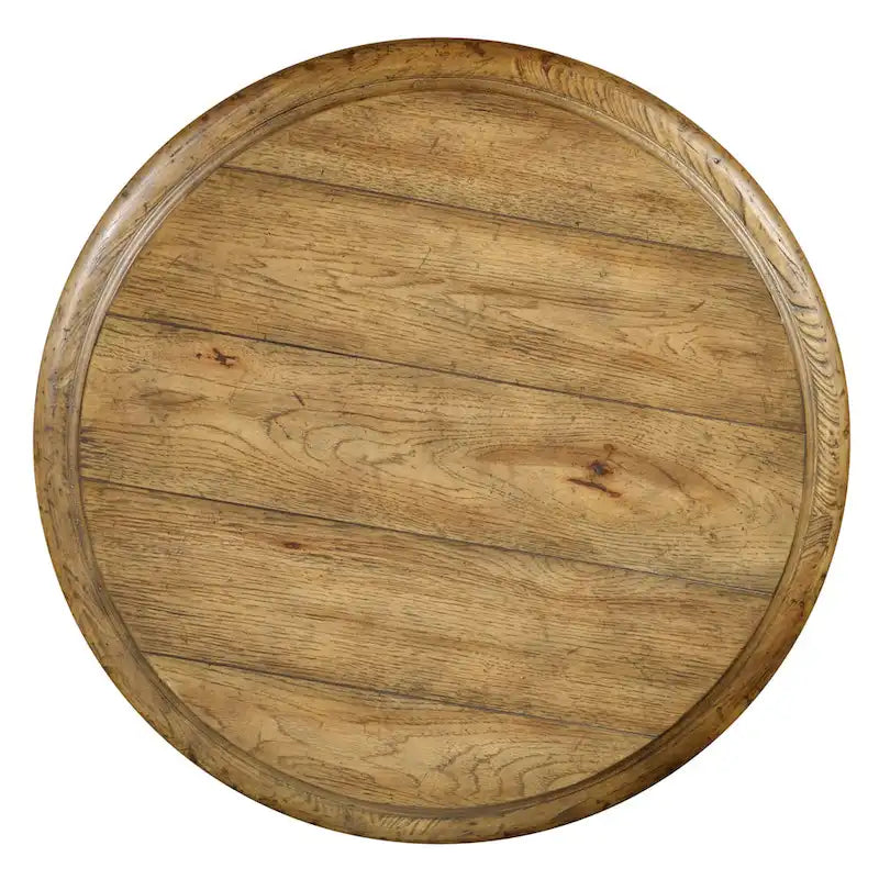 Tavolo a piedistallo Hooker Furniture da 30 pollici di diametro in legno duro della collezione