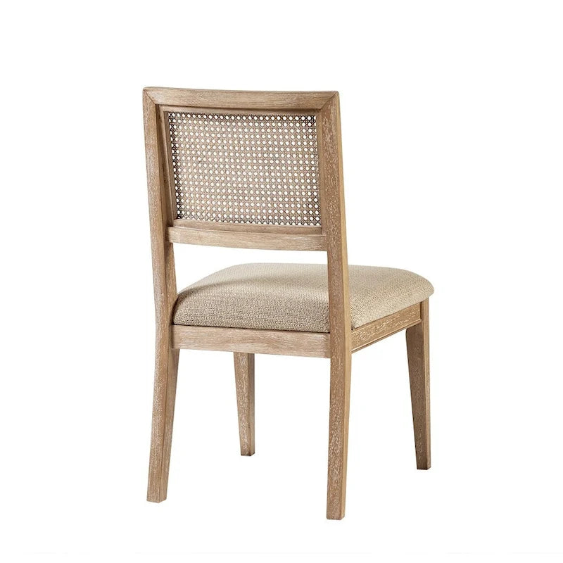 Sedia da pranzo in stile rustico, sedia laterale, sedie da cucina, set da 2