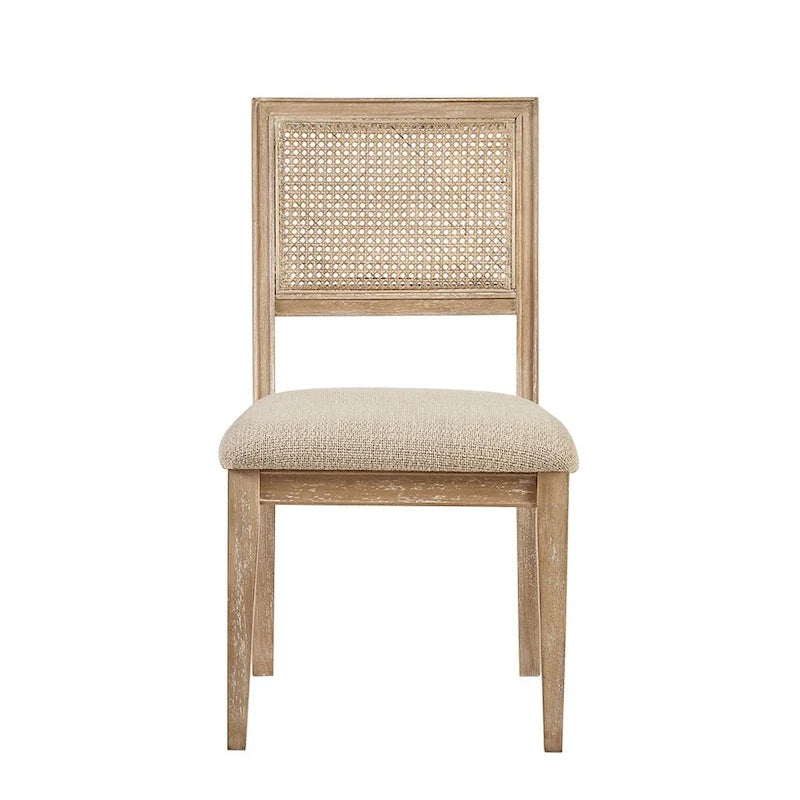 Sedia da pranzo in stile rustico, sedia laterale, sedie da cucina, set da 2