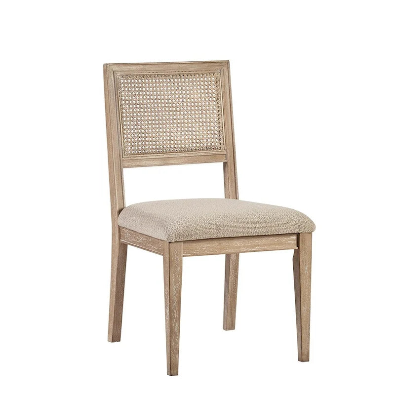Sedia da pranzo in stile rustico, sedia laterale, sedie da cucina, set da 2