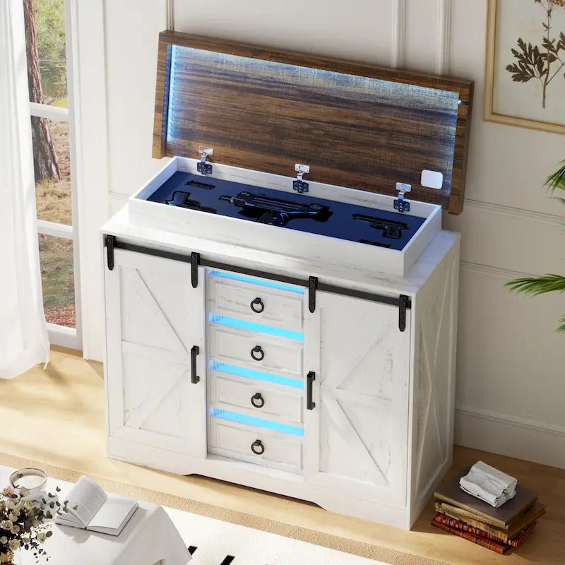 Cassettiera a 5 cassetti con luce LED - N/A