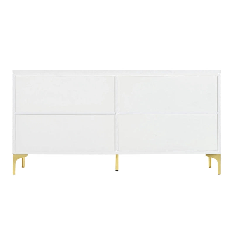 Credenza a quattro ante con ripiani regolabili