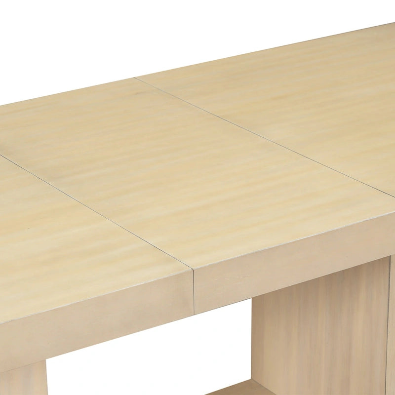 Set da pranzo contemporaneo da 6 pezzi con tavolo a piedistallo e 4 sedie