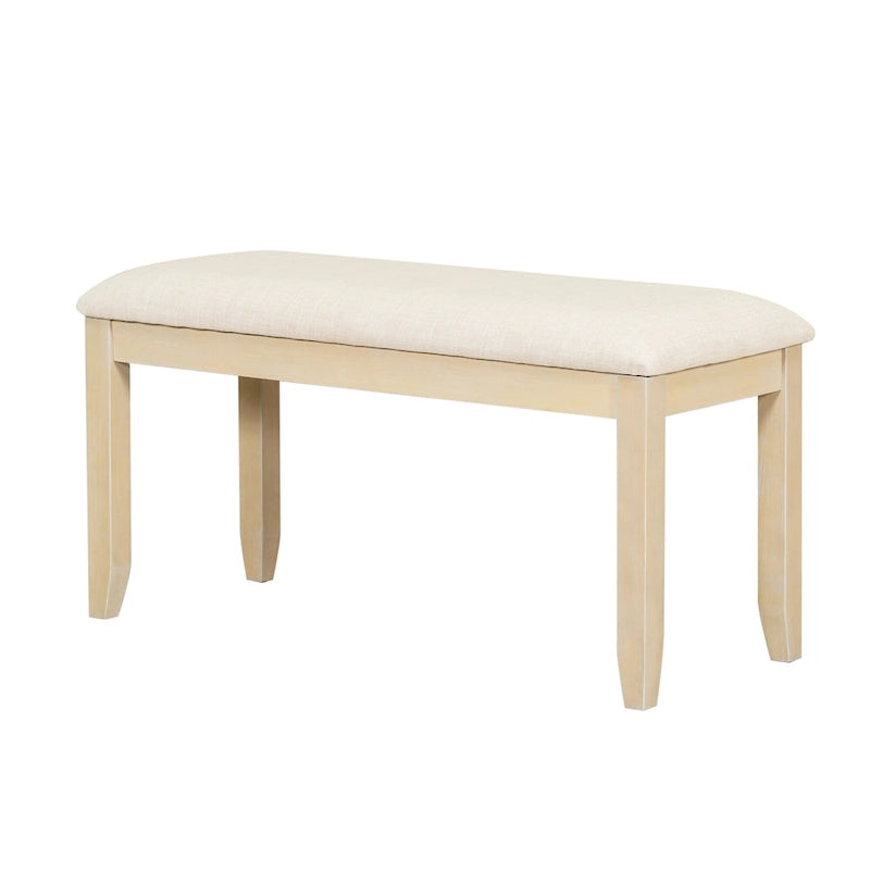 Set da pranzo contemporaneo da 6 pezzi con tavolo a piedistallo e 4 sedie