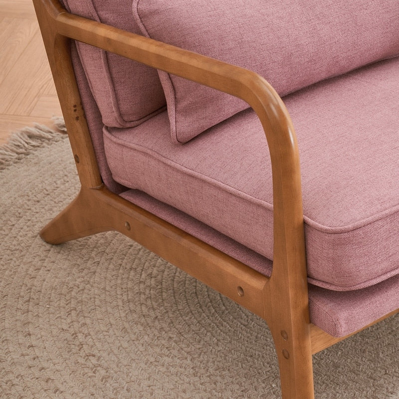 Mid Century Modern Upholstered Accent Chair