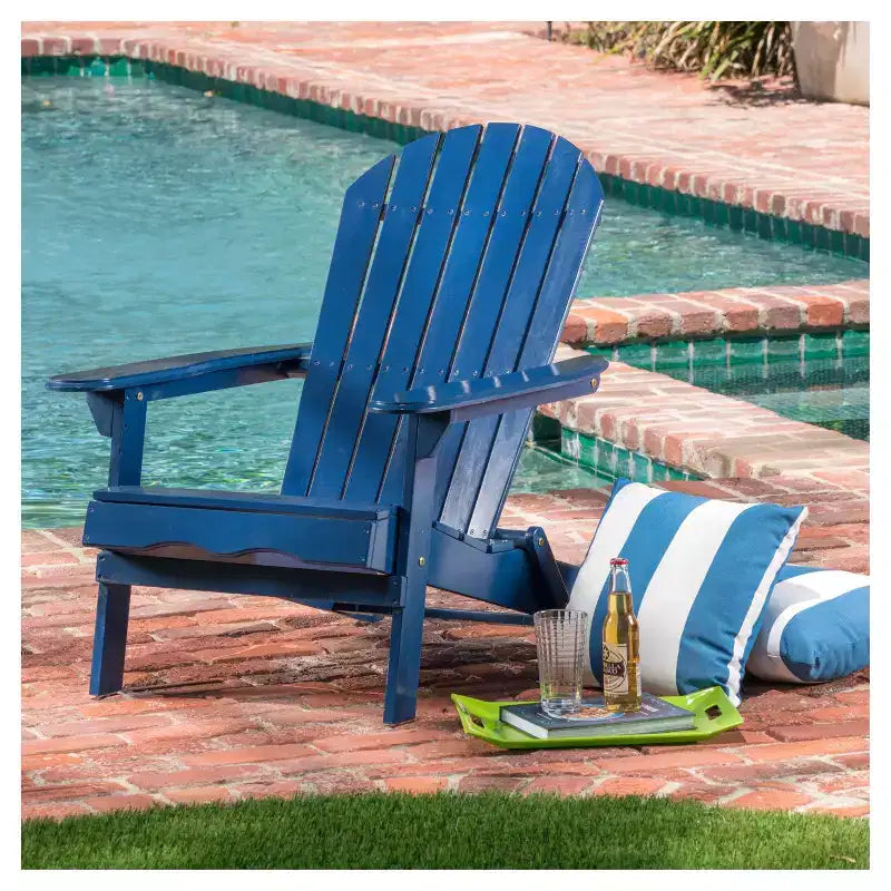 Sedia Adirondack Pieghevole in Legno Hanlee - Christopher Knight Home