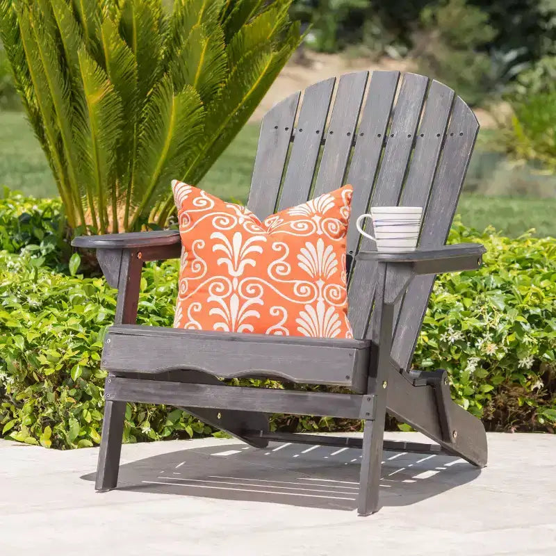 Sedia Adirondack Pieghevole in Legno Hanlee - Christopher Knight Home