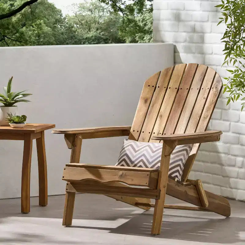 Sedia Adirondack Pieghevole in Legno Hanlee - Christopher Knight Home