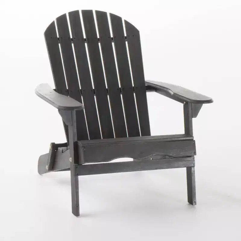 Chaise Adirondack pliante en bois Hanlee - Christopher Knight Home