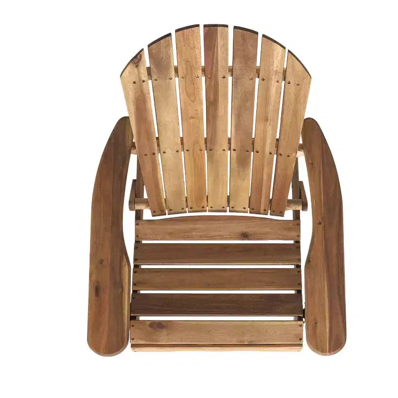 Lot de 2 chaises Adirondack pliantes en bois Hanlee - Christopher Knight Home