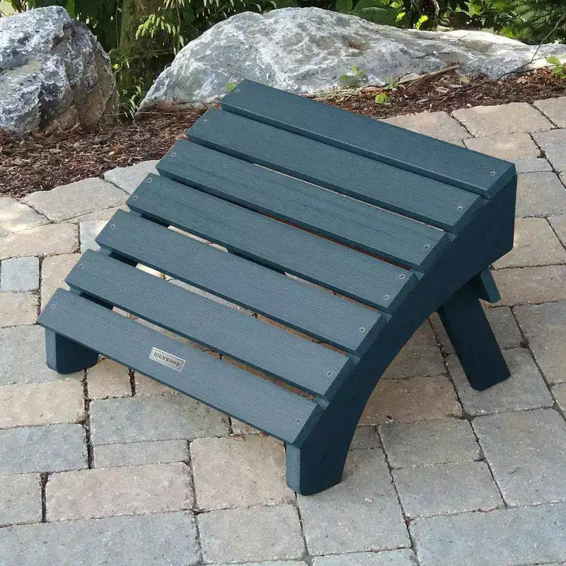 Chaise Adirondack pliante et inclinable Hamilton avec pouf Adirondack pliant - Highwood