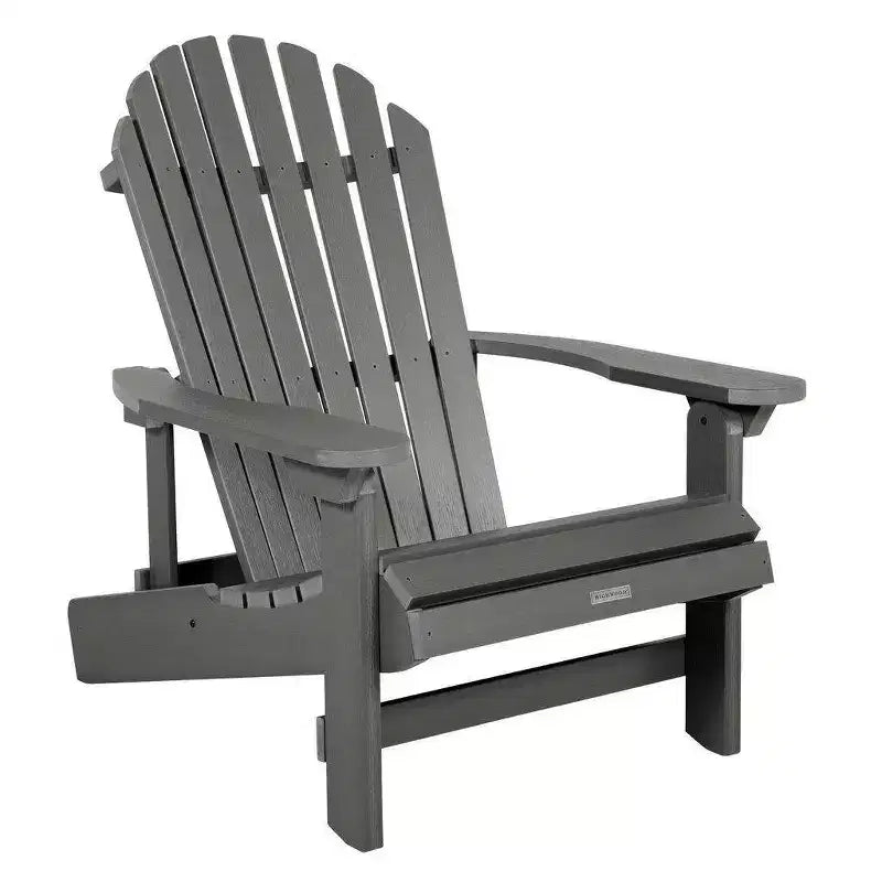 Chaise Adirondack pliante et inclinable Hamilton avec pouf Adirondack pliant - Highwood