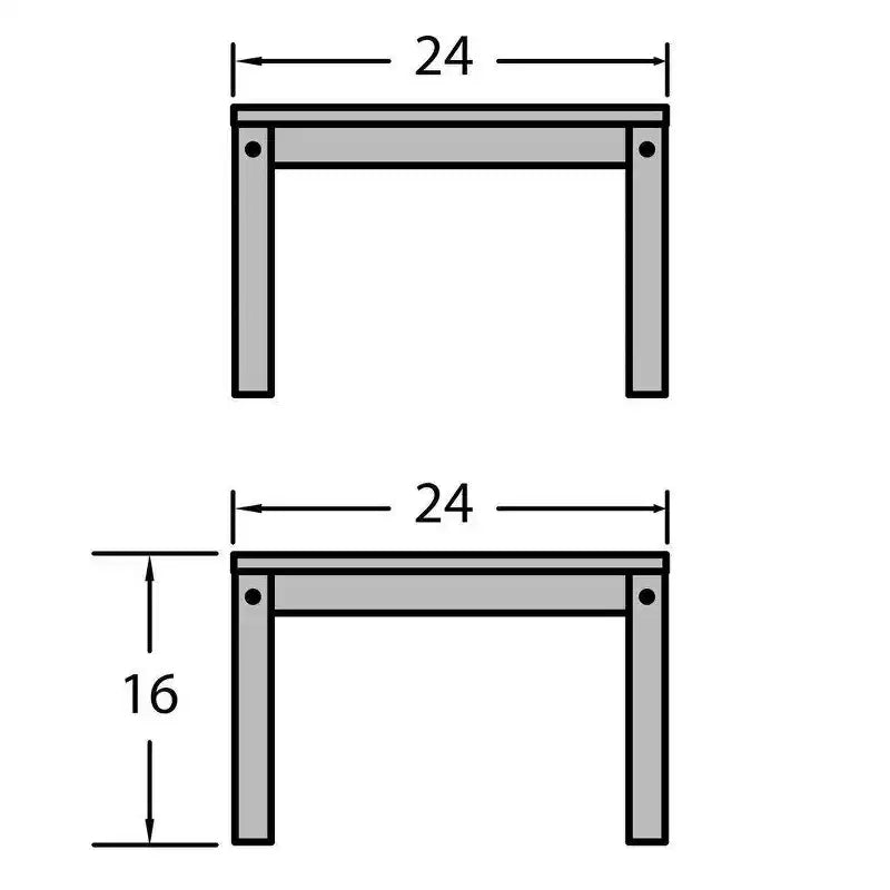 Tavolino laterale Adirondack - highwood