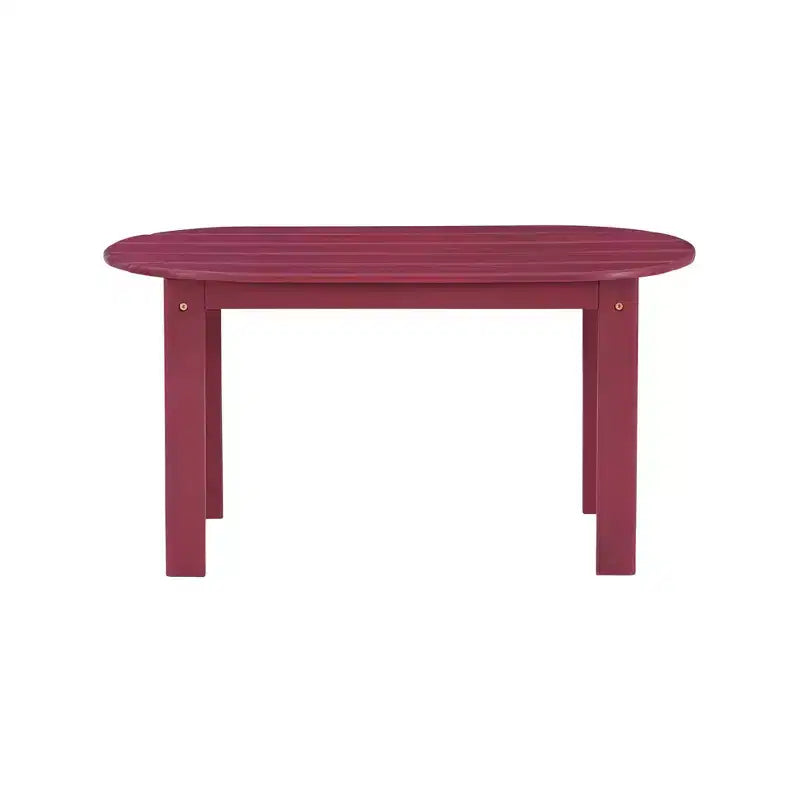Tavolino da caffè ovale Adirondack - Linon