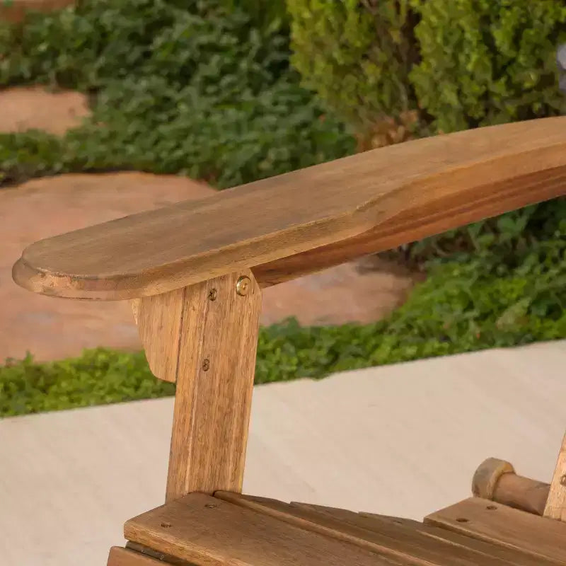 Divanetto da patio Adirondack in legno di acacia Malibu - Christopher Knight Home