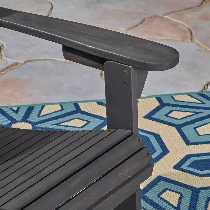 Sedia Pieghevole da Patio Adirondack in Legno di Acacia "Hollywood" - Christopher Knight Home