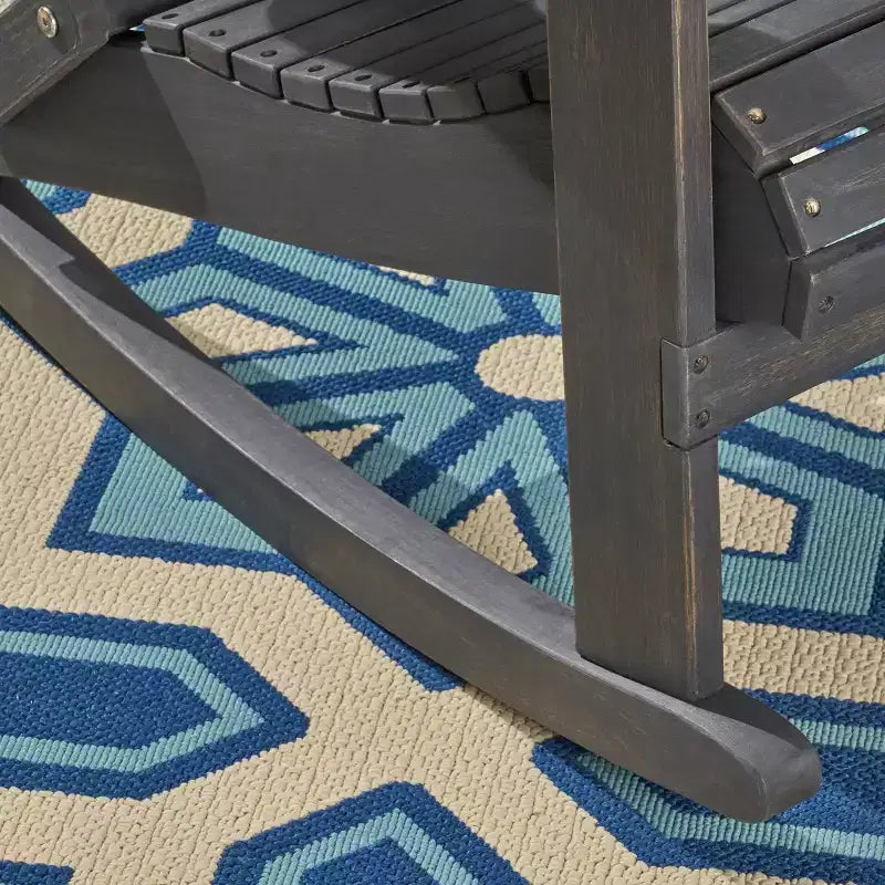Sedia a dondolo Hollywood Adirondack in legno di acacia - Christopher Knight Home