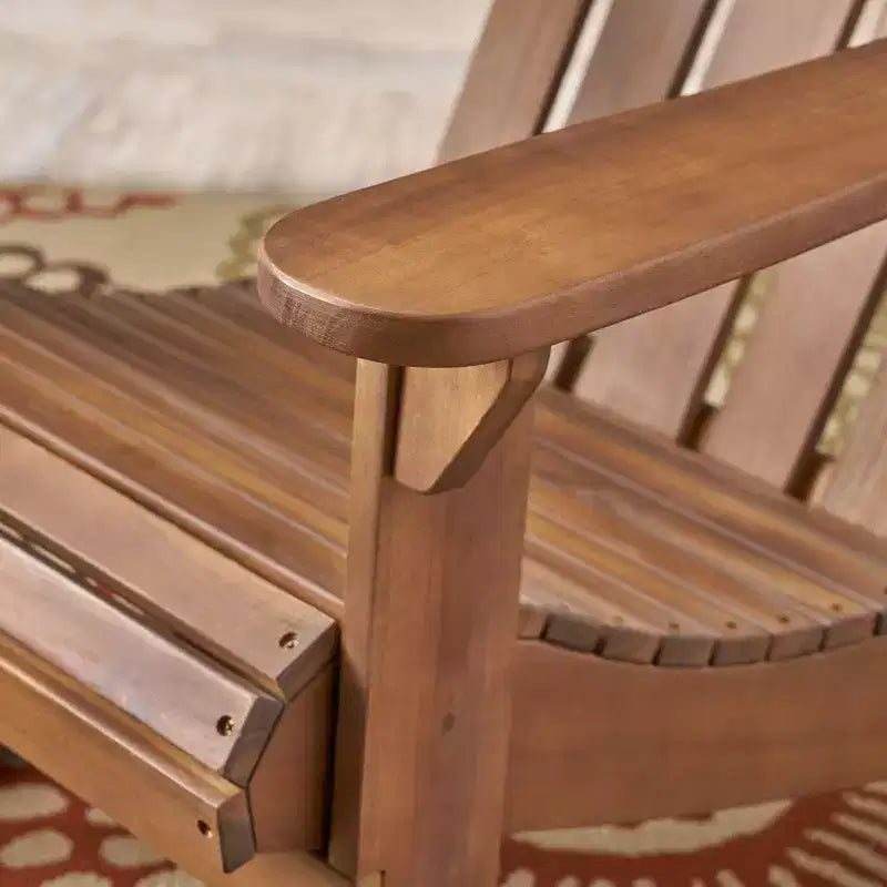 Sedia a dondolo Hollywood Adirondack in legno di acacia - Christopher Knight Home